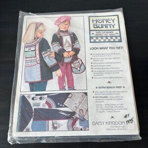 Vintage DAISY KINGDOM Honey Bunny Girls 4, 5, 6, 8 Jacket & Purse Sewing Kit